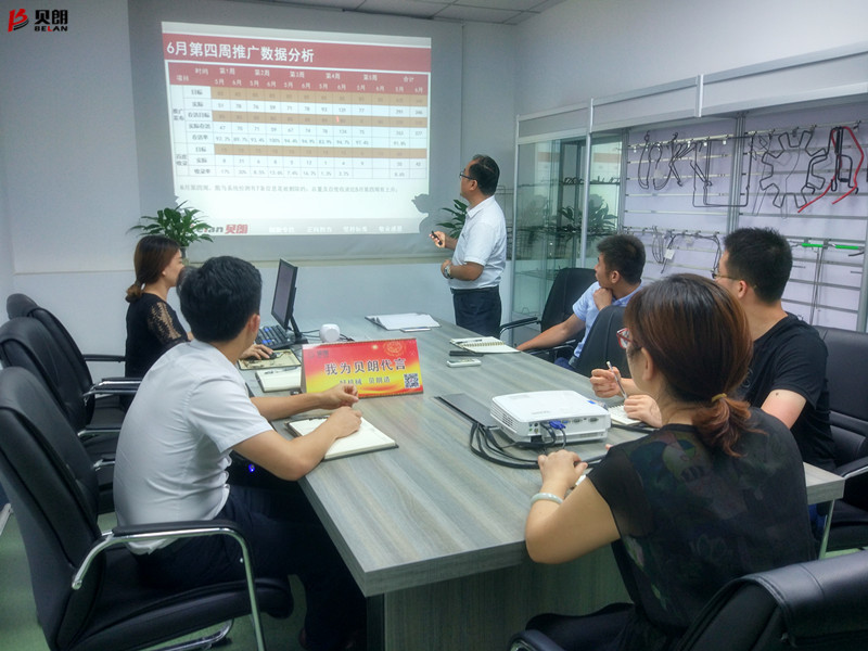 總結工作，計劃未來——貝朗鐵絲成型機員工周例會